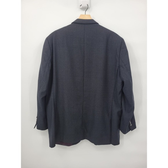 Jack Victor Rothmans Super 110's Napoli CT Charcoal Check Blazer 46R - Picture 2 of 16